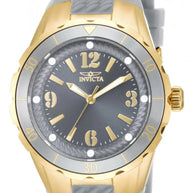 Invicta Women's 17483 Angel Quartz 3 Hand Charcoal Dial Watch