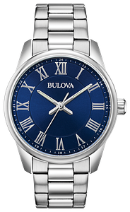 96A228 Bulova Classic Quartz Silver Dial Stainless Steel Men's Watch
