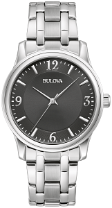 96A294 Bulova Classic Automatic Open Heart Blue Dial Stainless Steel Men's Watch