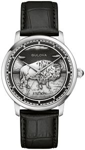 Bulova 96A333 x Stetson Hudson Bison Automatic Limited Edition Men's Watch