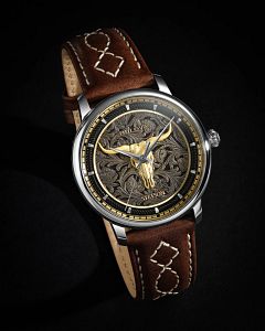 Bulova 96A334 x Stetson Longhorn Automatic Limited Edition Men's Watch