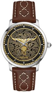 Bulova 96A334 x Stetson Longhorn Automatic Limited Edition Men's Watch