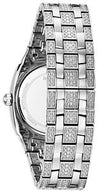 Bulova 96B296 Phantom Crystal Silver-Tone Dial Stainless Steel Men's Watch