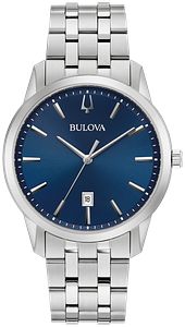 Bulova 96B338 Sutton Blue Dial Stainless Steel Men's Watch