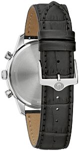 Bulova 96B403 Sutton Chronograph Black Dial Leather Strap Men's Watch