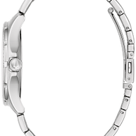 96B437 Bulova Precisionist High-Frequency Quartz Silver Dial Stainless Steel Men's Watch