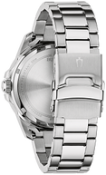 96B478 Bulova Marine Star Quartz Chronograph Silver Dial Stainless Steel Men's Watch