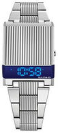 Bulova 96C139 Computron Silver-Tone Stainless Steel Digital LED Men's Watch