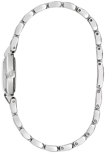 96L361 Bulova Rubaiyat Quartz Diamond Accent Silver Dial Stainless Steel Ladies Watch