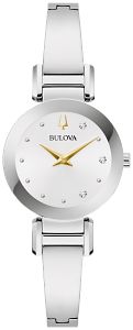 Bulova 96P241 Marc Anthony Modern Silver-Tone Diamond Women's Bangle Watch