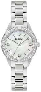 Bulova 96R253 Sutton Diamond Mother-of-Pearl Stainless Steel Women's Watch