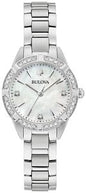 Bulova 96R253 Sutton Diamond Mother-of-Pearl Stainless Steel Women's Watch