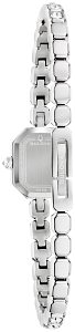 96X168 Bulova Classic Quartz Silver Dial Stainless Steel Ladies Watch and Bracelet Box Set