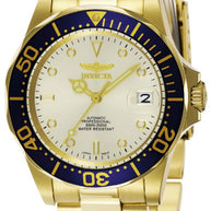 Invicta Men's 9743 Pro Diver Automatic 3 Hand Champagne Dial Watch