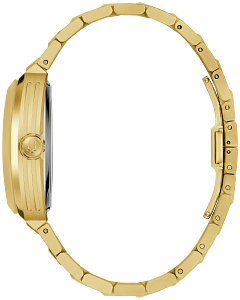 97A207 Bulova Classic Quartz Champagne Dial Gold-Tone Men's Watch