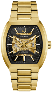 97A207 Bulova Classic Quartz Champagne Dial Gold-Tone Men's Watch
