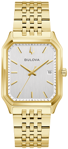 97B236 Bulova Classic Quartz Champagne Dial Gold-Tone Men's Watch