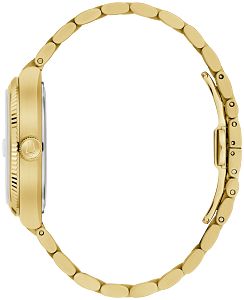 Bulova 97B237 Super Seville Precisionist Green Dial Gold-Tone Stainless Steel Men's Watch