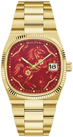 97B242 Bulova Marine Star Quartz Blue Dial Gold-Tone Men's Watch