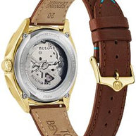 97B244 Bulova NYC Classic Quartz Gold-Tone Men's Watch