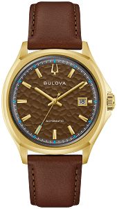 97B244 Bulova NYC Classic Quartz Gold-Tone Men's Watch