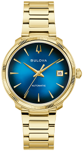 97B247 Bulova Classic Quartz Champagne Dial Gold-Tone Men's Watch