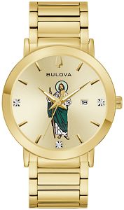 Bulova 97D115 Futuro Gold-Tone Diamond Champagne Dial Men's Watch