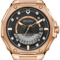 Bulova 97D129 Marine Star Diamond Gold-Tone Stainless Steel Men's Watch