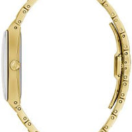 Bulova 97D132 Marc Anthony Quadra Black Dial Gold-Tone Diamond Men's Watch