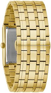 Bulova 97D132 Marc Anthony Quadra Black Dial Gold-Tone Diamond Men's Watch