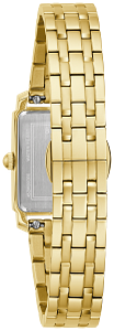 97L177 Bulova Classic Japanese Quartz White Dial Gold-Tone Stainless Steel Women's Watch