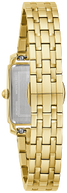 97L177 Bulova Classic Japanese Quartz White Dial Gold-Tone Stainless Steel Women's Watch