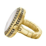 97L188 Bulova Ring Watch Quartz Gold-Tone Women's Watch