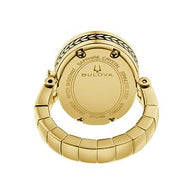 97L188 Bulova Ring Watch Quartz Gold-Tone Women's Watch