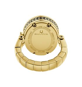 97L188 Bulova Ring Watch Quartz Gold-Tone Women's Watch