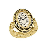 97L188 Bulova Ring Watch Quartz Gold-Tone Women's Watch