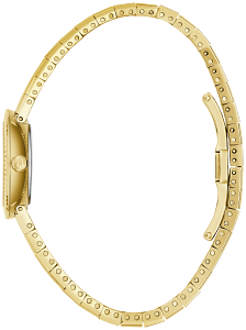 97L205 Bulova Classic Quartz Champagne Dial Gold-Tone Ladies Leather Watch
