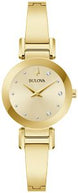 Bulova 97P164 Marc Anthony Modern Champagne Dial Gold-Tone Bangle Women's Watch