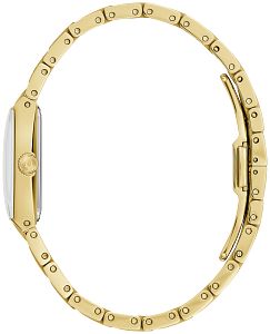 Bulova 97P167 Marc Anthony Quadra Black Dial Gold-Tone Diamond Women's Watch