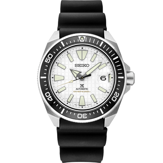 Seiko SRPE37 Prospex Diver Automatic White Dial Men's Watch