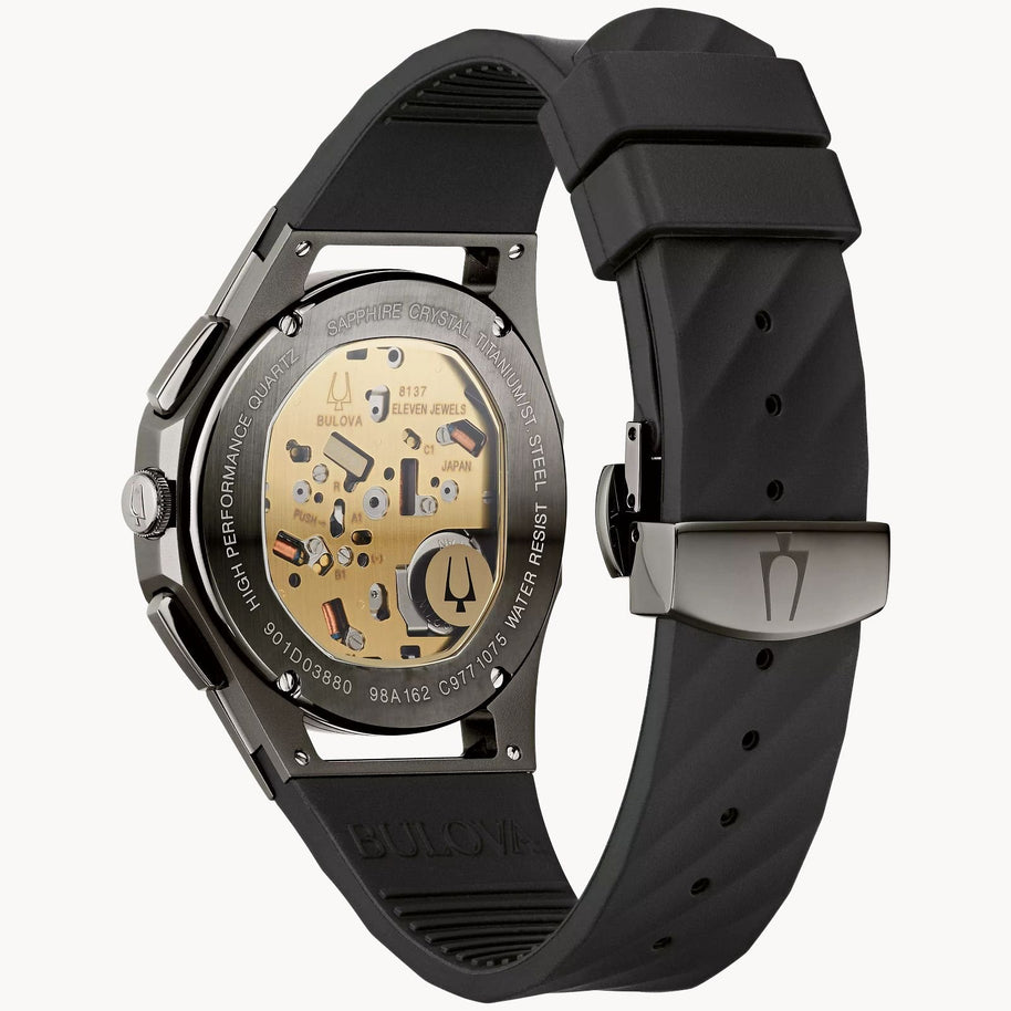 98A162 Bulova Curv Chronograph Dark Gray Dial Men's Watch