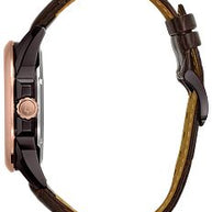 Bulova 98A165 Sutton Automatic Skeleton Brown Dial Rose Gold-Tone Men's Watch