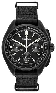 Bulova 98A186 Lunar Pilot Chronograph Black PVD Stainless Steel Men's Watch