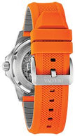 Bulova 98A226 Marine Star Automatic Open Heart Silver Dial Men's Watch