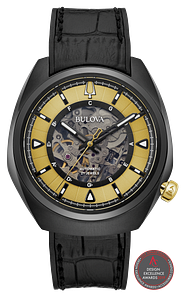 98A241 Bulova Precisionist High-Frequency Quartz Black Dial Two-Tone Men's Watch