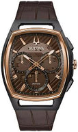 Bulova 98A264 CURV Chronograph Black Ion-Plated Stainless Steel Men's Watch