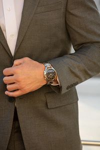 Bulova 98A301 CURV Chronograph Titanium Automatic Men's Watch