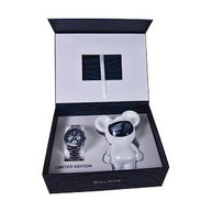 Bulova 98A329 Lunar Pilot Chronograph x Rosinhole Blue Dial Stainless Steel Limited Edition Men's Watch