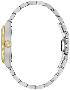 98A337 Bulova Futuro Modern Quartz Blue Dial Rose Gold-Tone Men's Watch