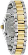 98A337 Bulova Futuro Modern Quartz Blue Dial Rose Gold-Tone Men's Watch